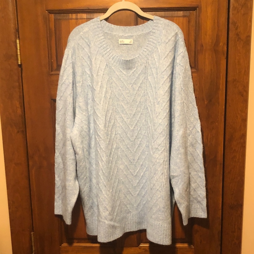 Icy blue sweater